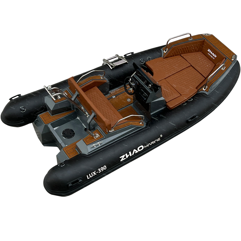 Fishing Boat Aluminum - 13ft LUX Rib Boat390 Szybka aluminiowa