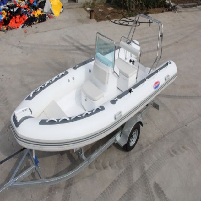 Fishing Boat Fiberglass - Wysokiej jakości pontonowy łódź RIB 480