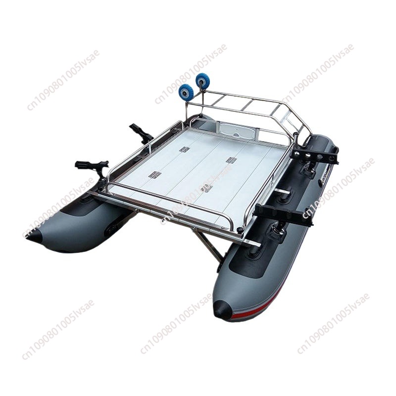 Fishing Boat Aluminum - Aluminiowa platforma, ponton z PVC, łódka