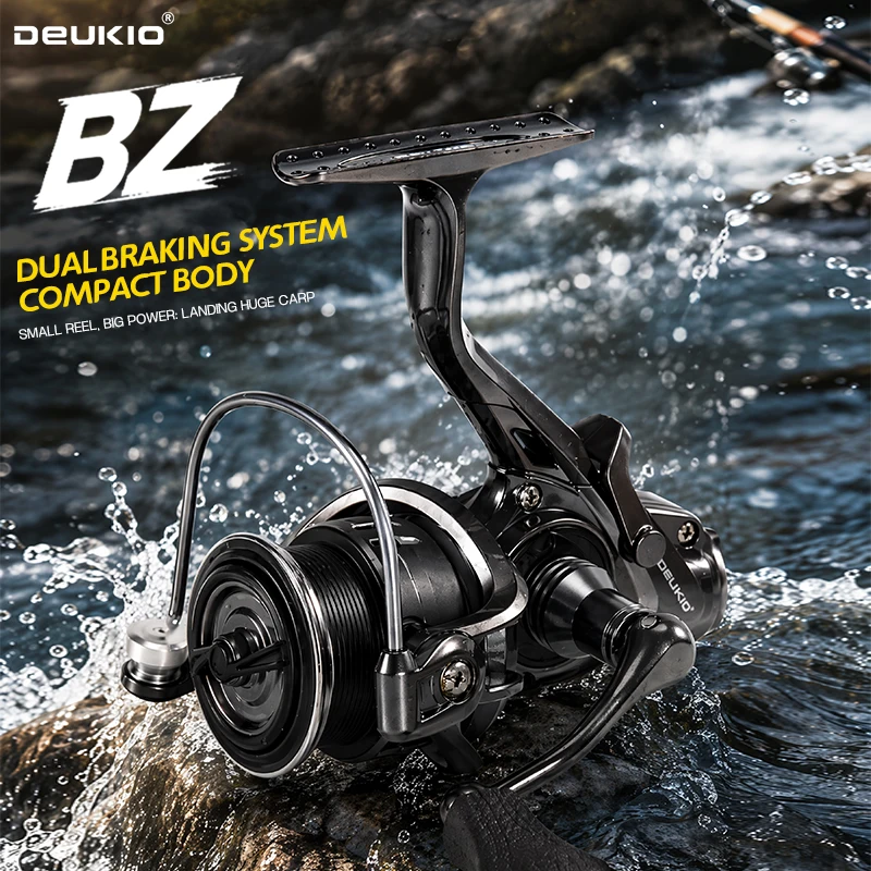 Fishing Boat Steering Wheel - DEUKIO Mini Kołowrotek spinningowy z podwójnym