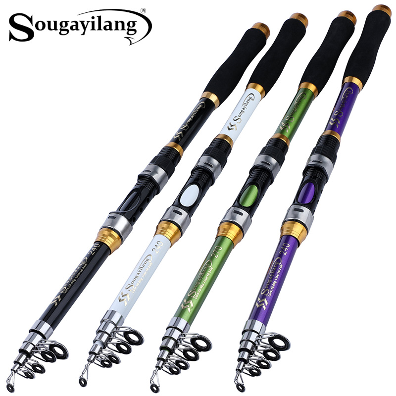 Sougayilang 4 kolory wędka tel – Fishing Boat Fiberglass recenzja i cena