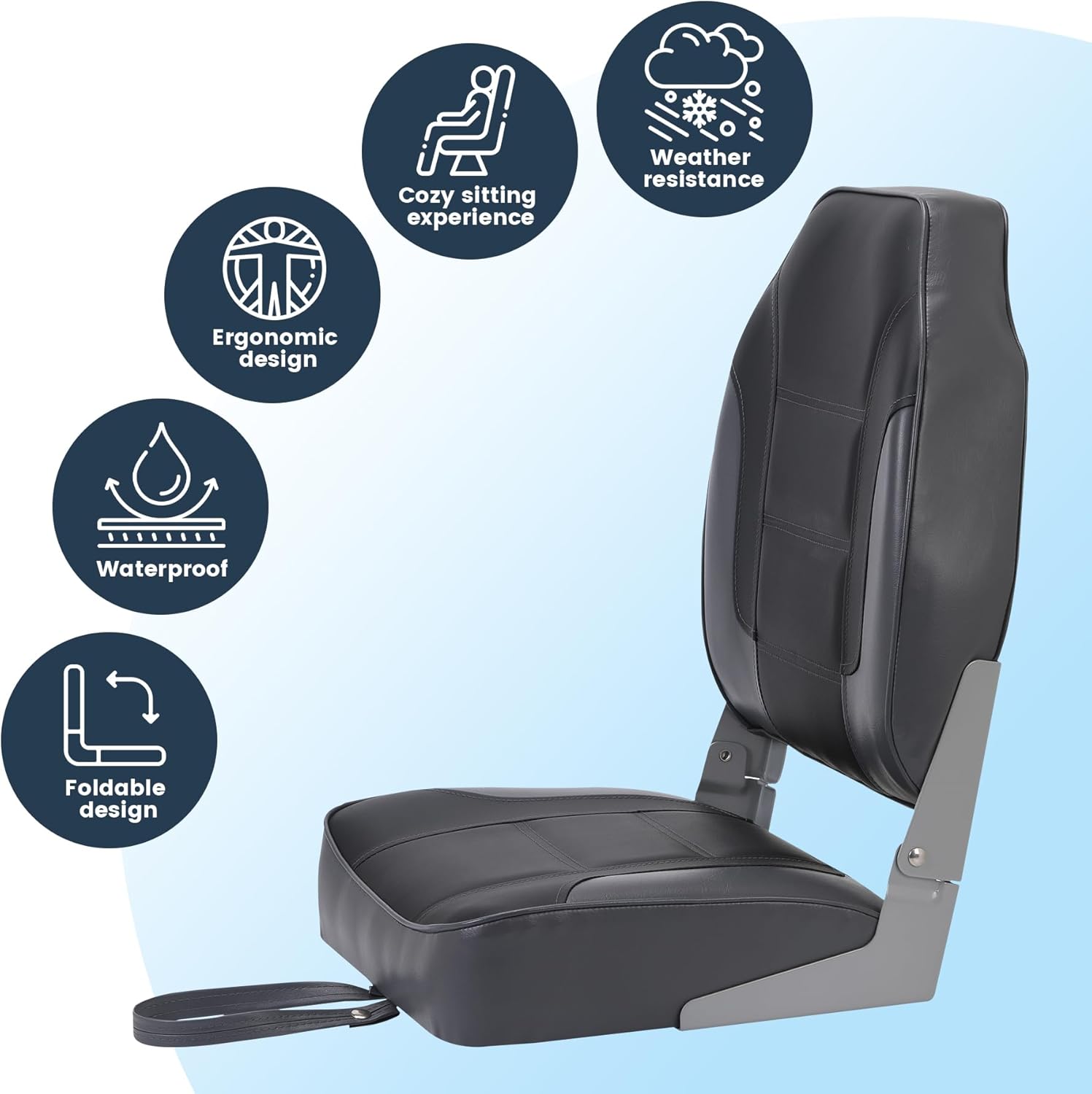 2 sztuki składanych siedzeń do – Fishing Boat Seat recenzja i cena