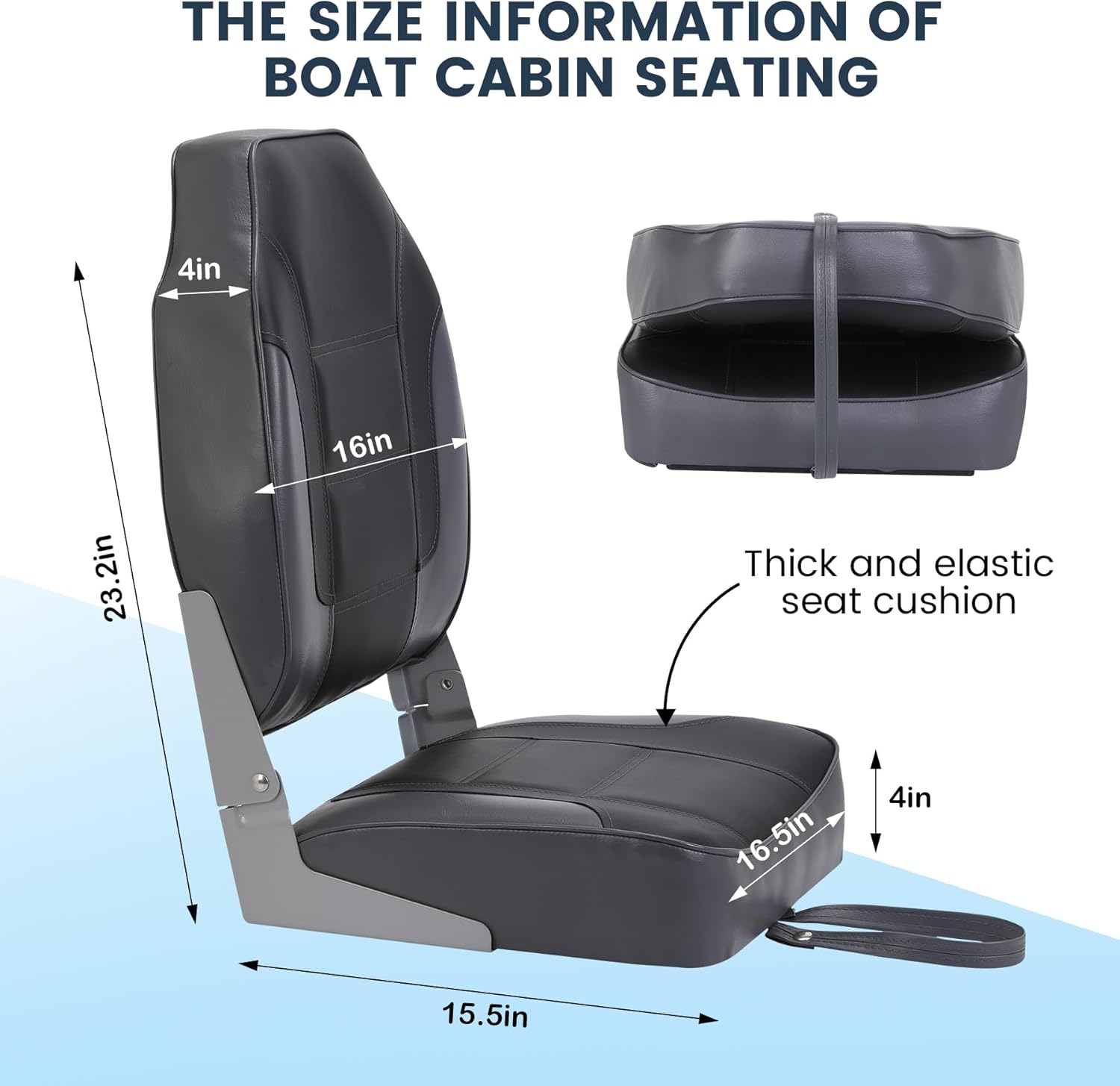 2 sztuki składanych siedzeń do – Fishing Boat Seat recenzja i cena