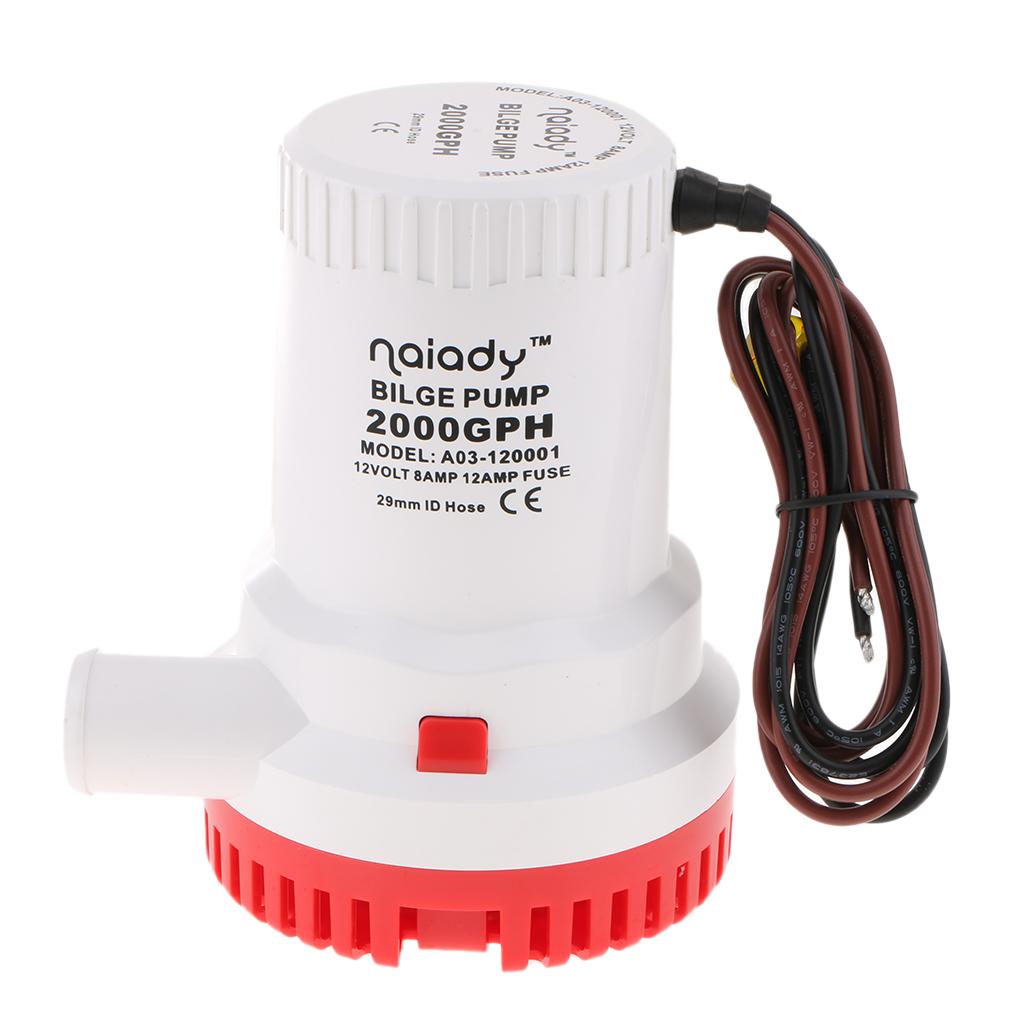 Elektryczna pompa zęzowa 2000G – Fishing Boat Bilge Pump recenzja i cena