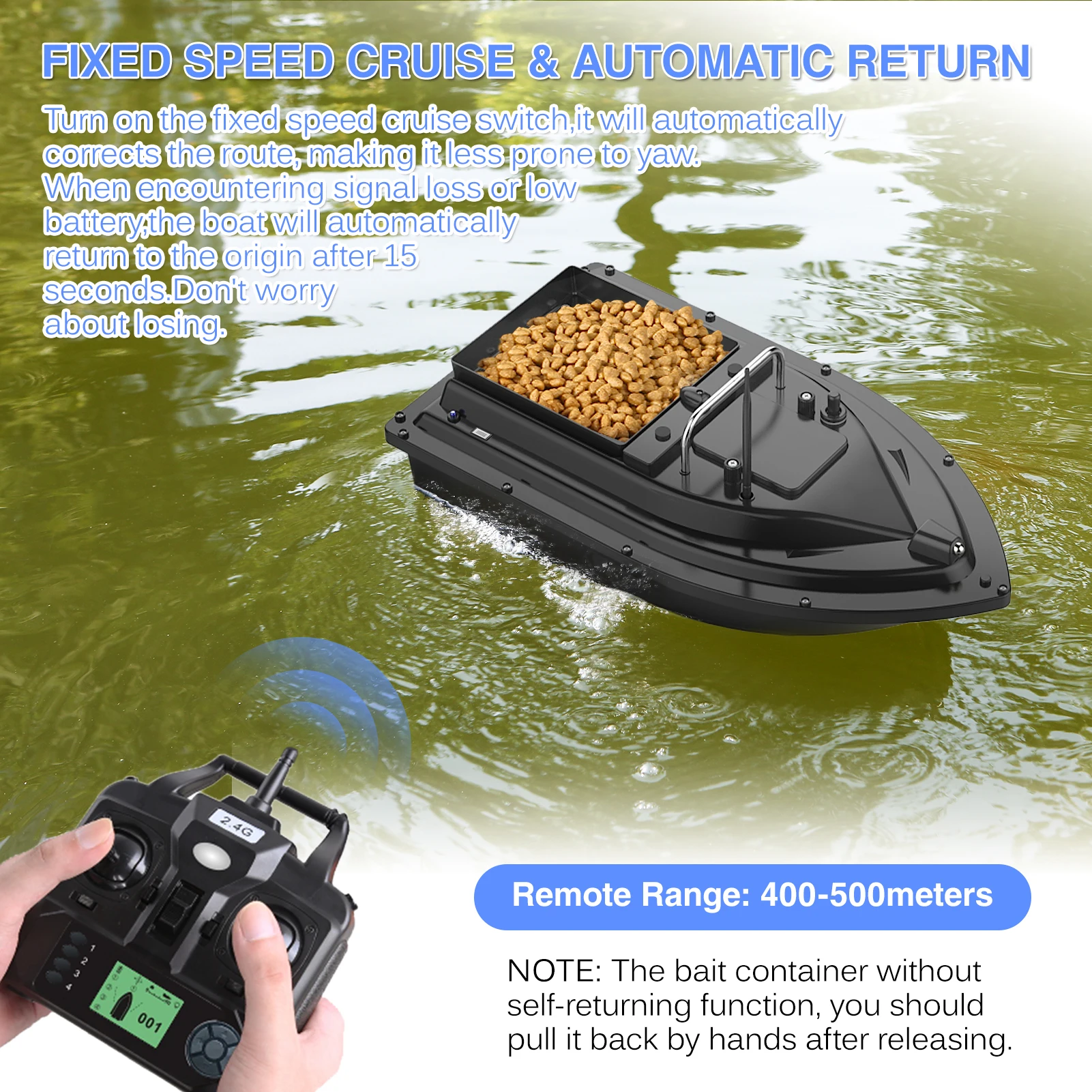 D16E GPS 12000mAh Łódka zanęto – Fishing Boat Gps recenzja i cena