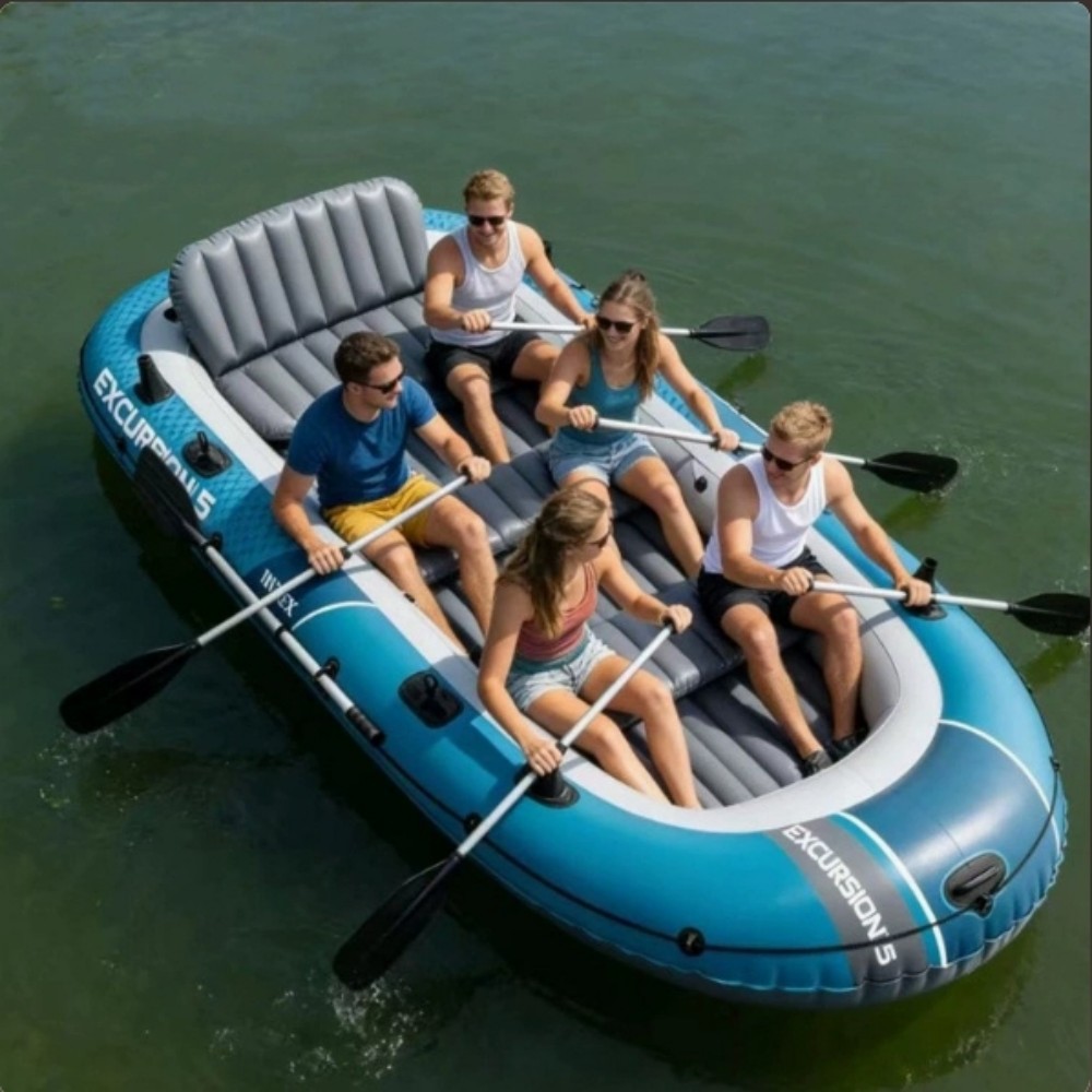Kajak dwuosobowy, czteroosobow – Fishing Boat Inflatable recenzja i cena