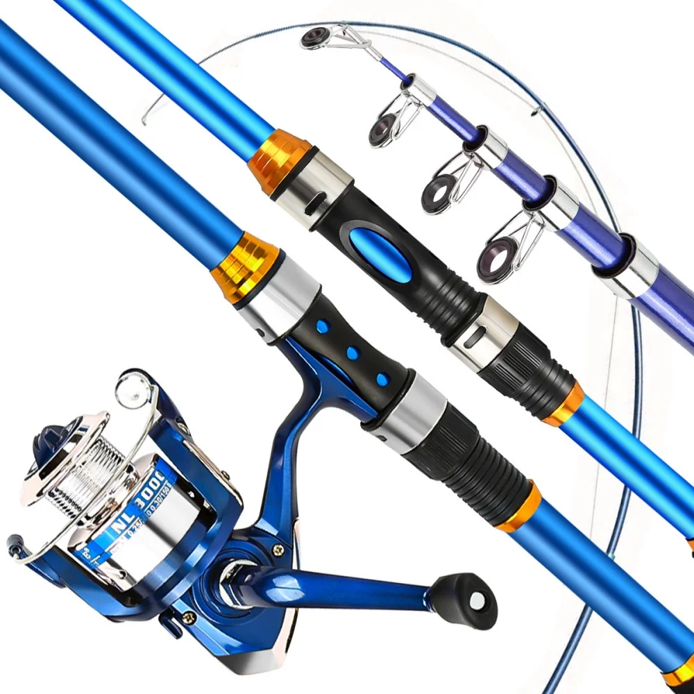 Zestaw wędki teleskopowej z wł – Fishing Boat Fiberglass recenzja i cena