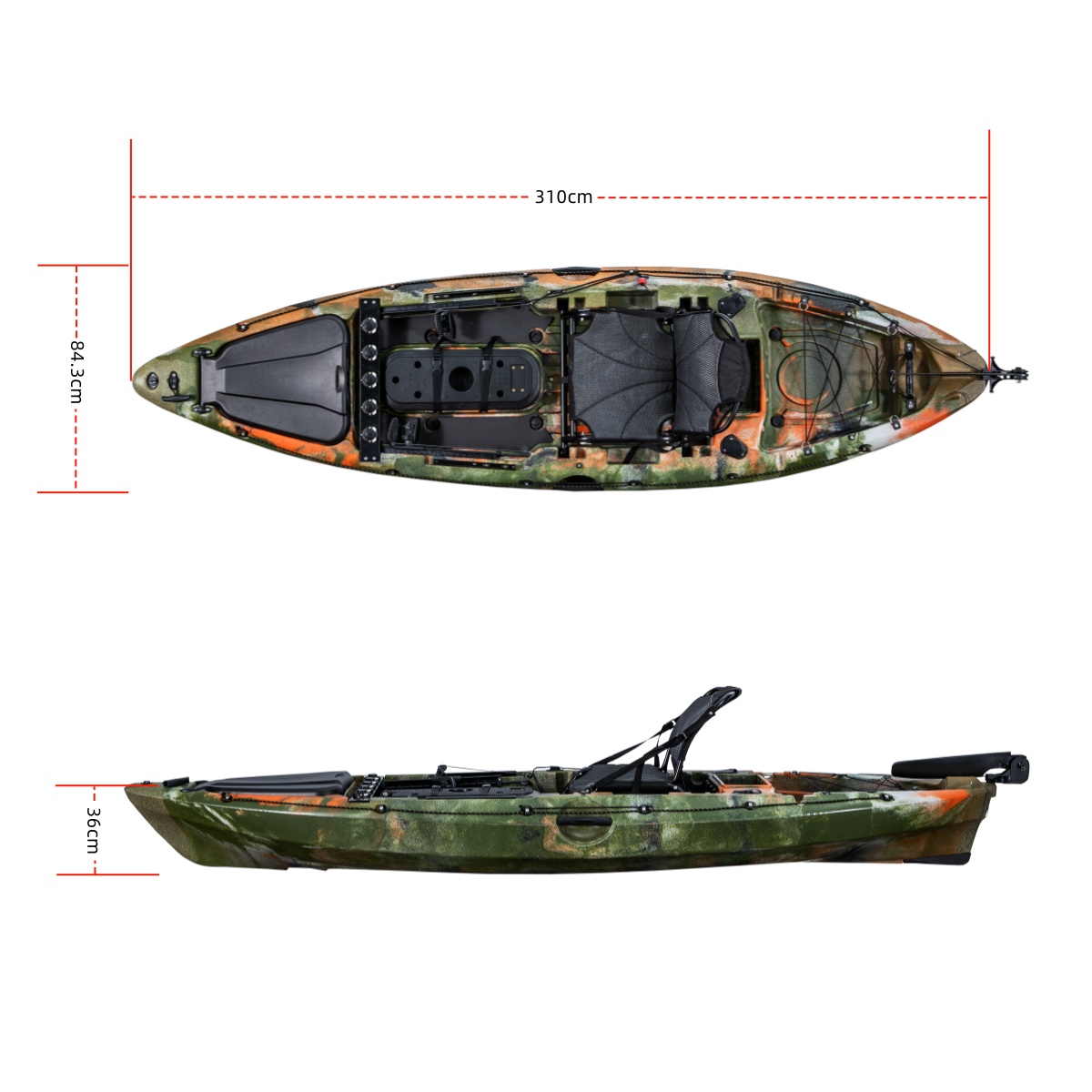 Pierwsza klasa pojedynczy kaja – Fishing Boat Seat recenzja i cena