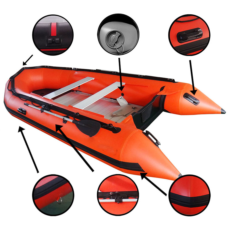 Nadmuchiwana gumowa łódź rodzi – Fishing Boat Outboard Motor recenzja i cena