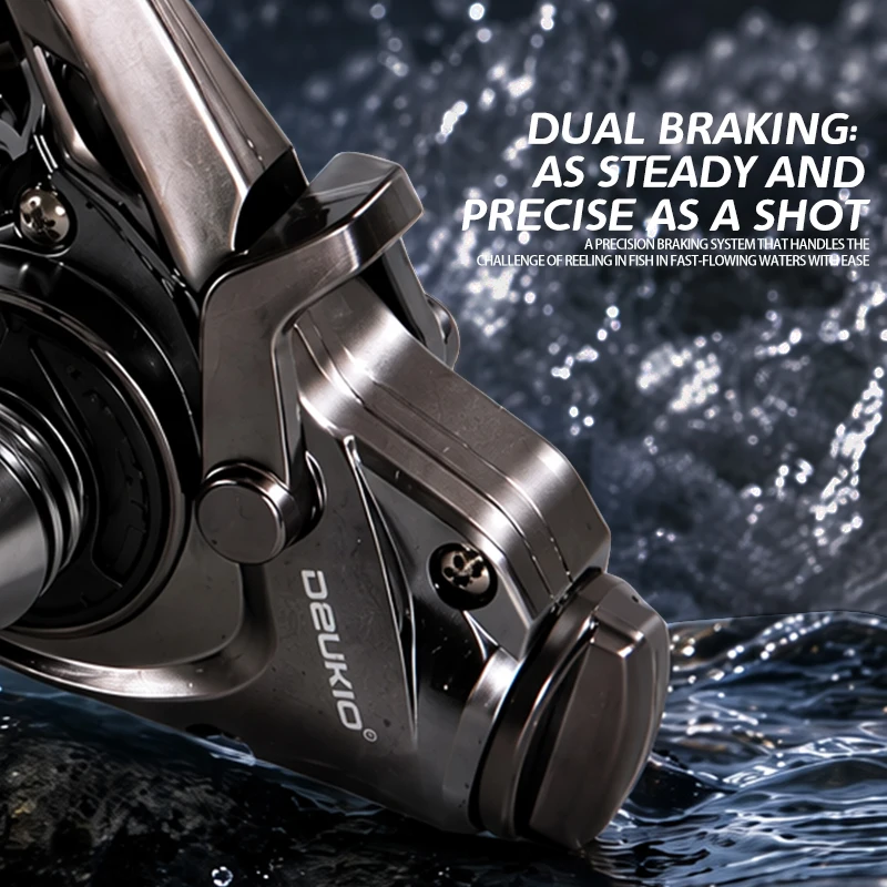 DEUKIO Mini Kołowrotek spinnin – Fishing Boat Steering Wheel recenzja i cena